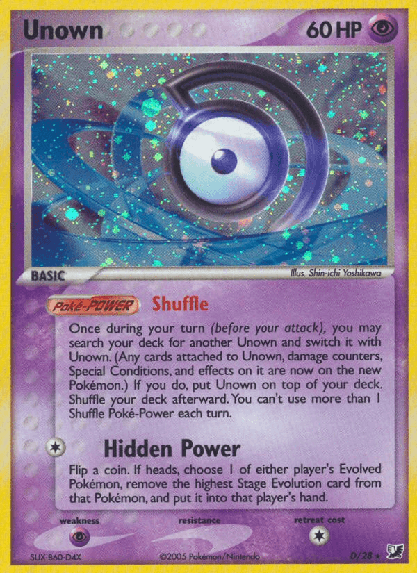 Unown Unseen Forces card