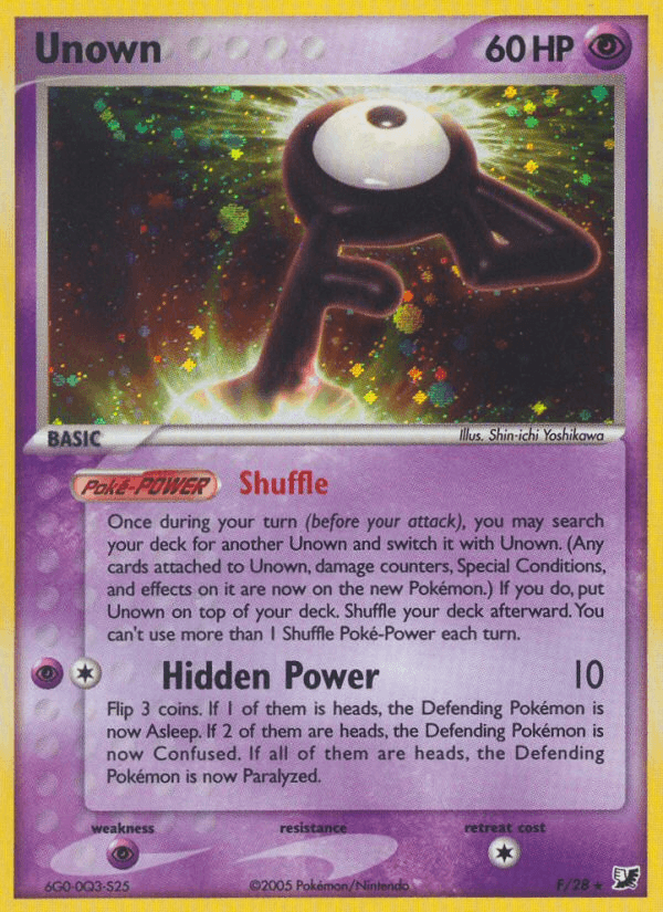 Unown Unseen Forces card