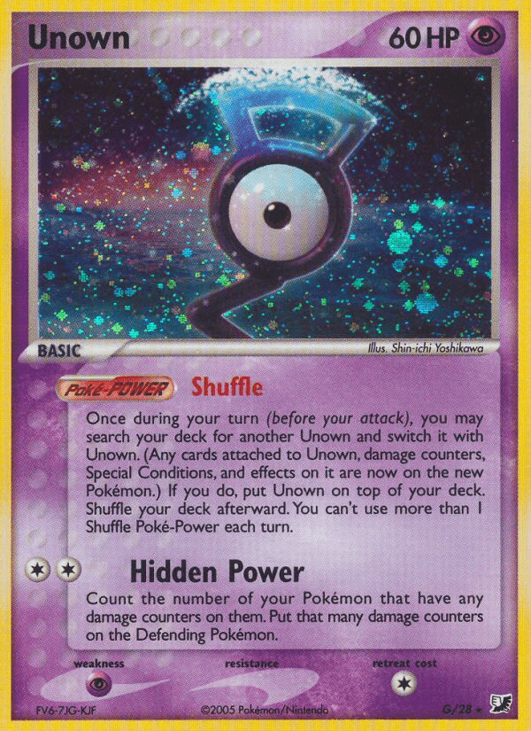 Unown Unseen Forces card
