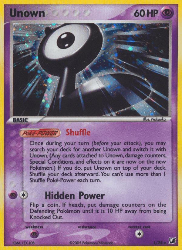 Unown Unseen Forces card