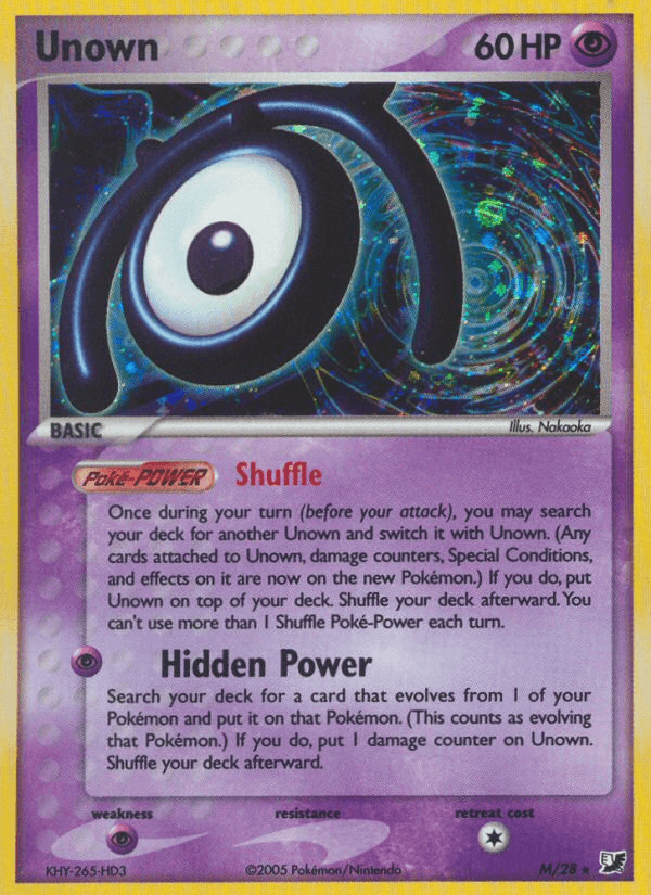 Unown Unseen Forces card