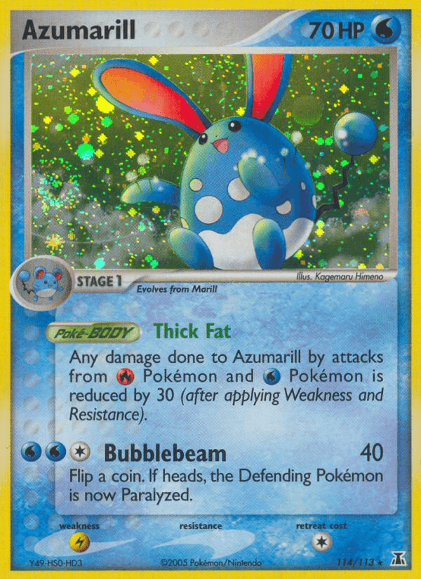 Azumarill Delta Species card