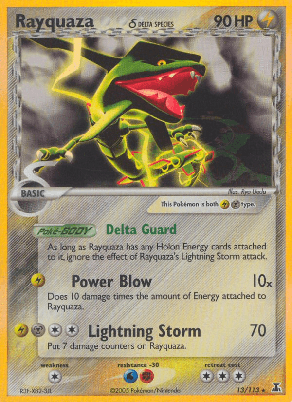 Rayquaza δ Delta Species card