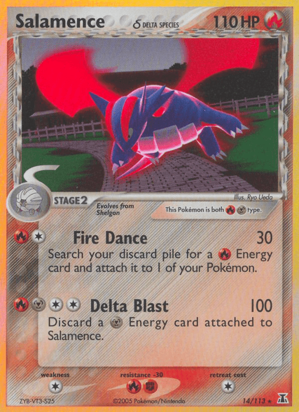 Salamence δ Delta Species card