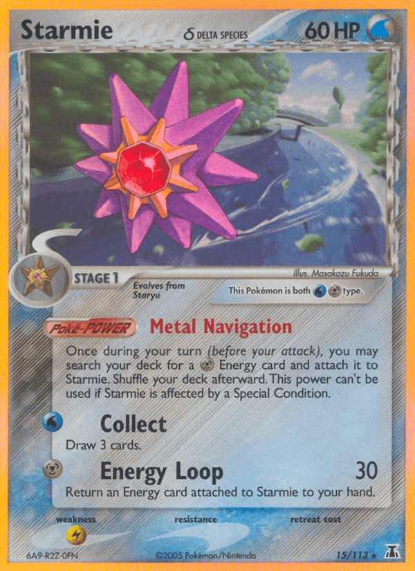 Starmie δ Delta Species card