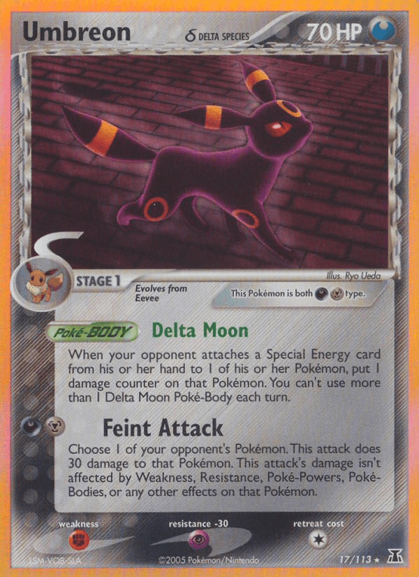 Umbreon δ Delta Species card