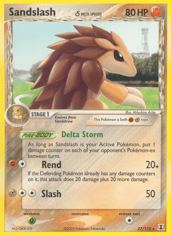 Sandslash δ Delta Species card