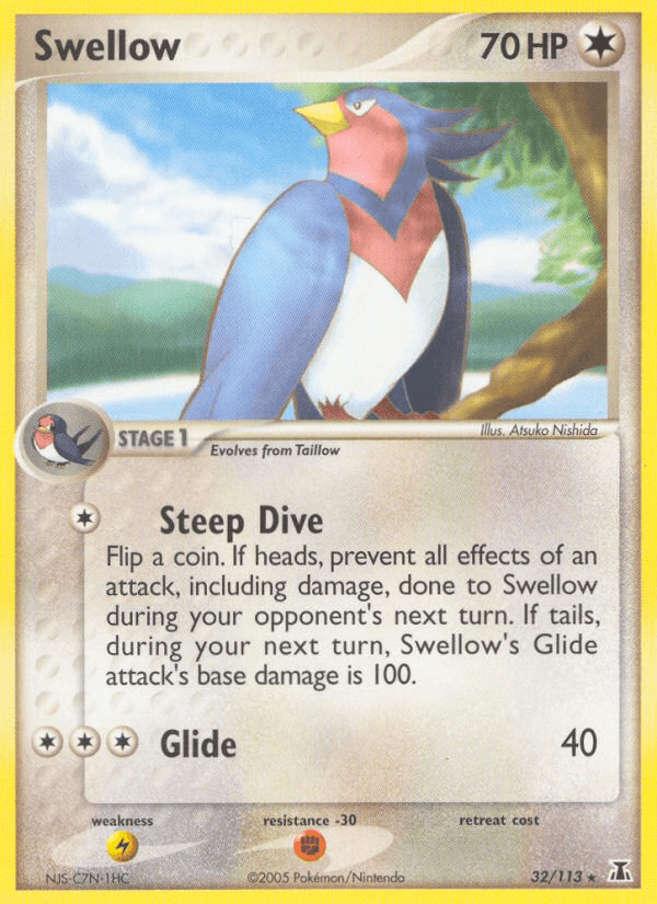 Swellow Delta Species card