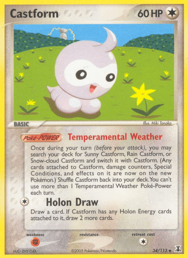 Castform Delta Species card