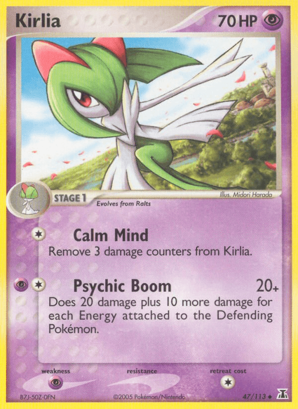 Kirlia Delta Species card