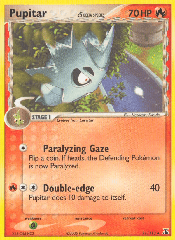 Pupitar δ Delta Species card