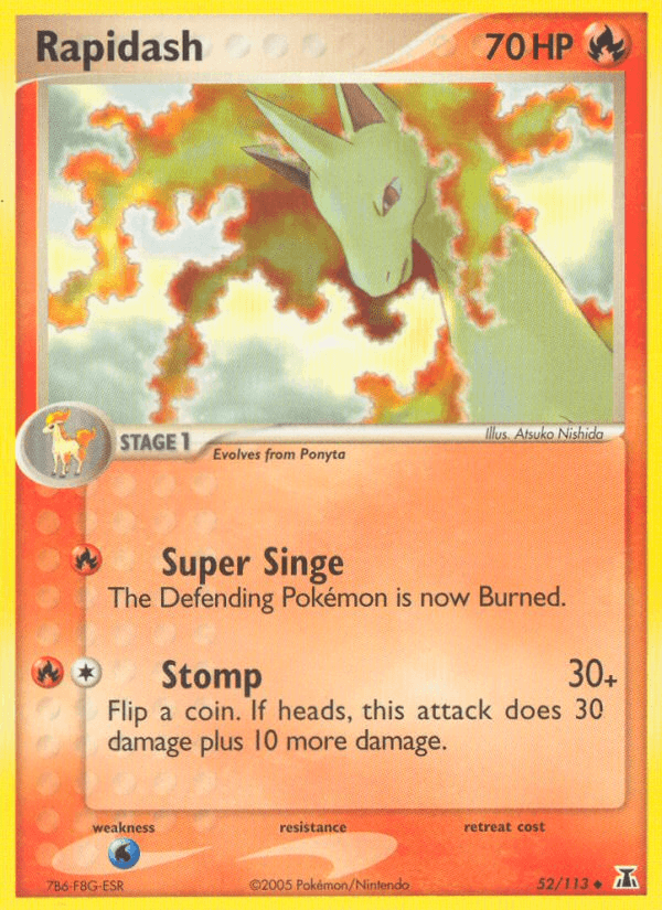 Rapidash Delta Species card
