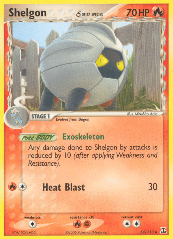 Shelgon δ Delta Species card