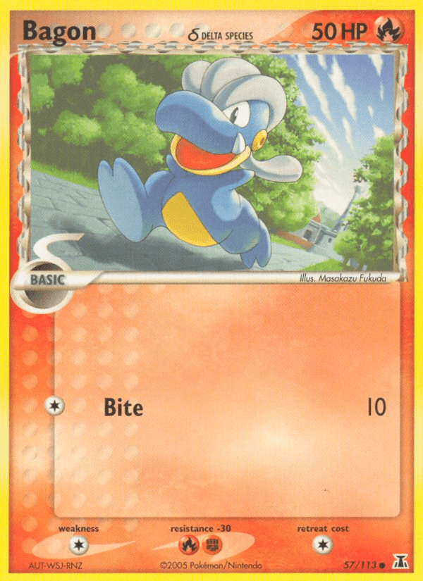 Bagon δ Delta Species card