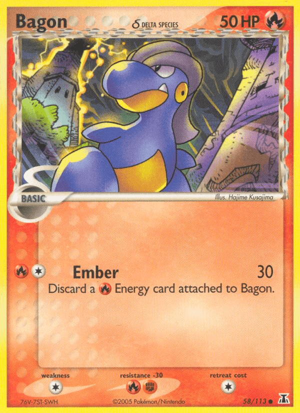 Bagon δ Delta Species card