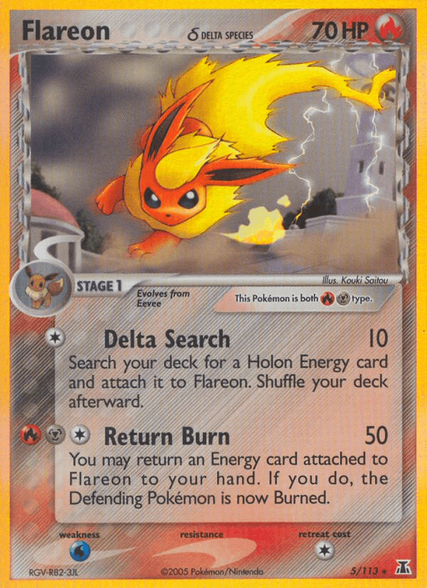 Flareon δ Delta Species card
