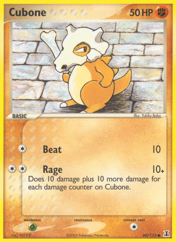 Cubone Delta Species card