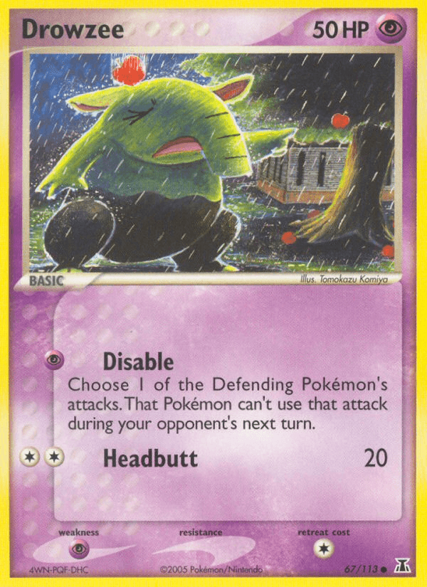 Drowzee Delta Species card