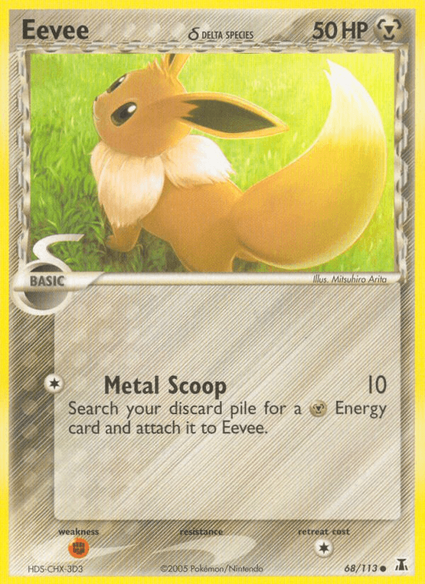 Eevee δ Delta Species card