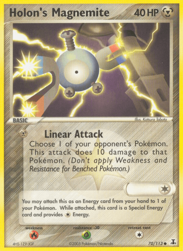 Holon's Magnemite Delta Species card