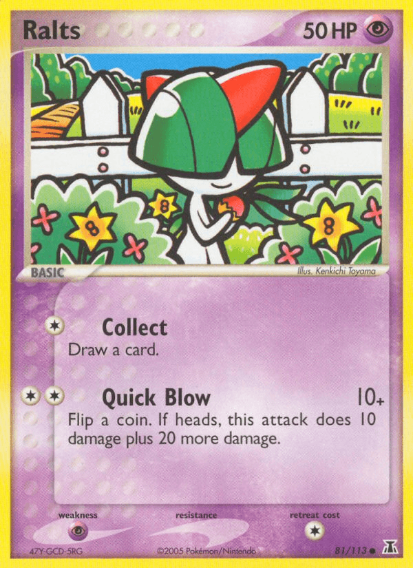 Ralts Delta Species card