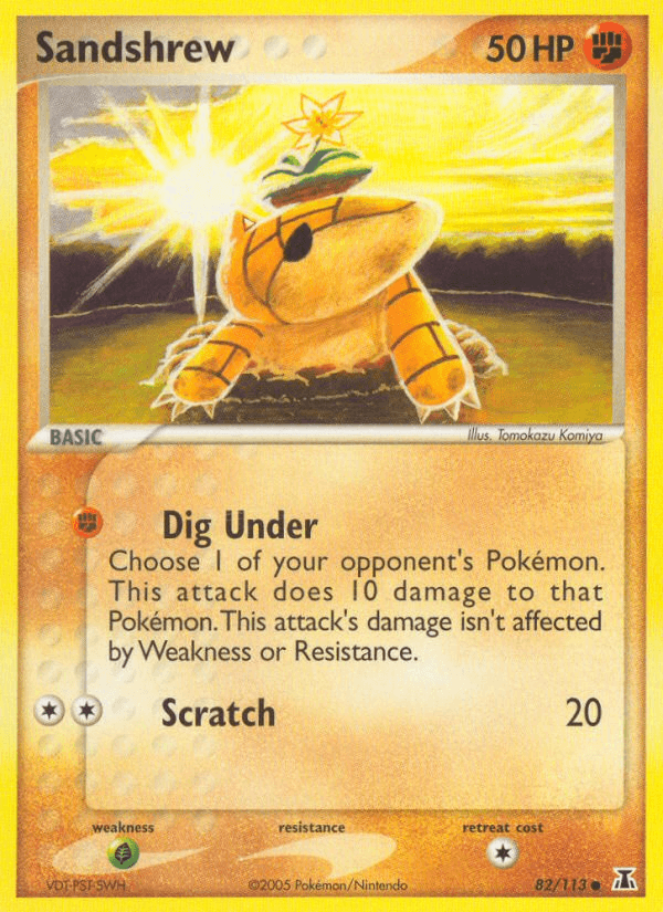 Sandshrew Delta Species card