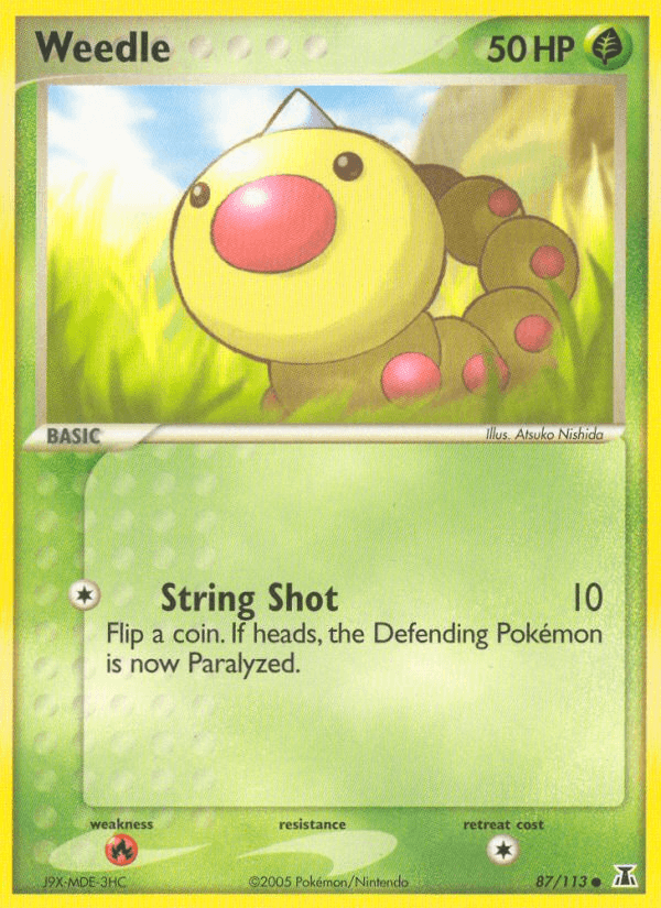 Weedle Delta Species card
