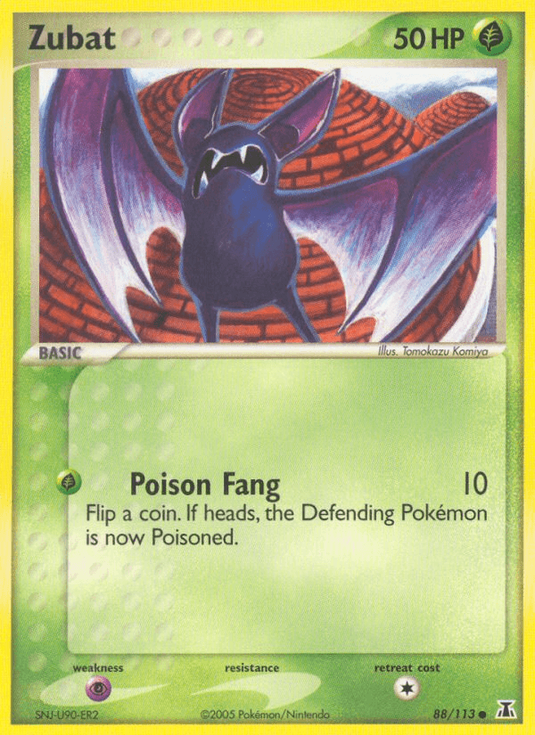 Zubat Delta Species card