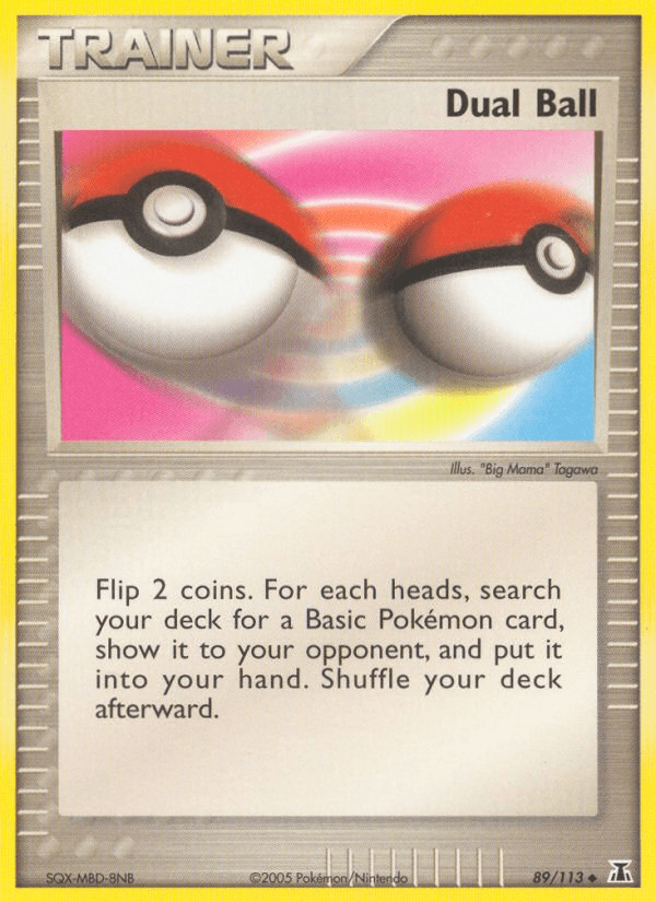 Dual Ball Delta Species card