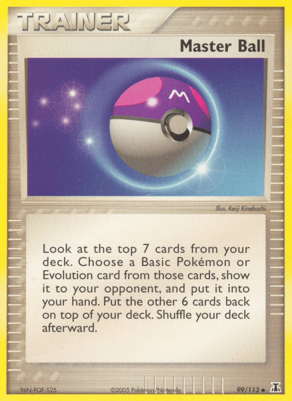 Master Ball Delta Species card
