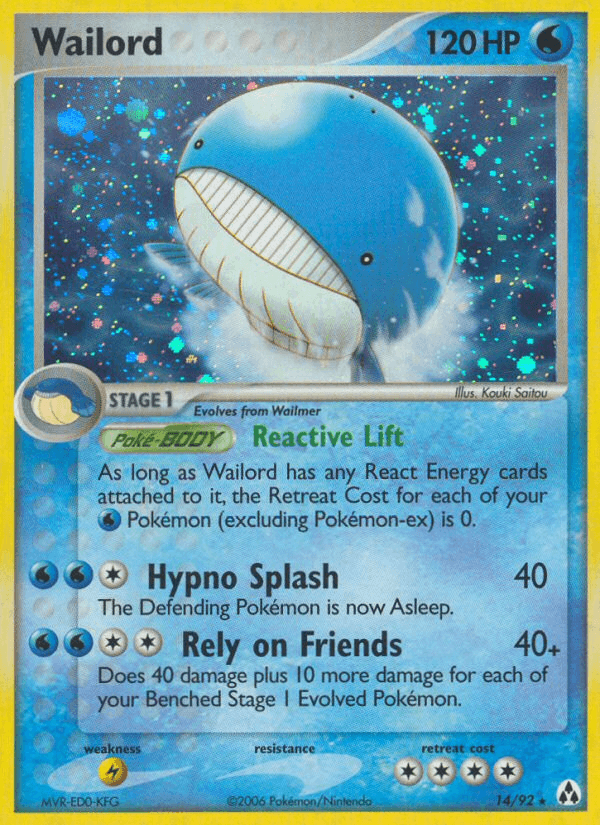 Wailord Legend Maker card