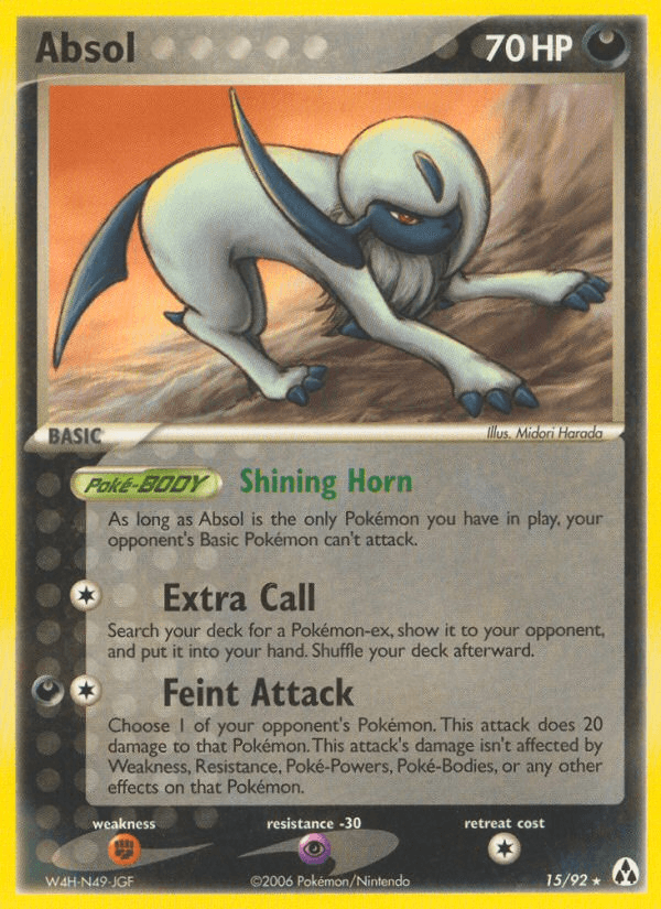 Absol Legend Maker card