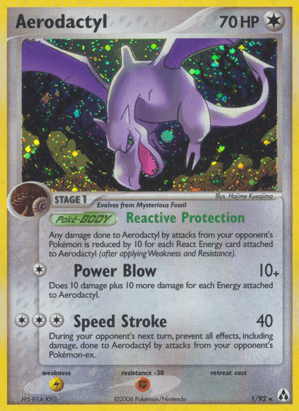Aerodactyl Legend Maker card
