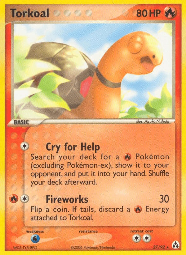 Torkoal Legend Maker card