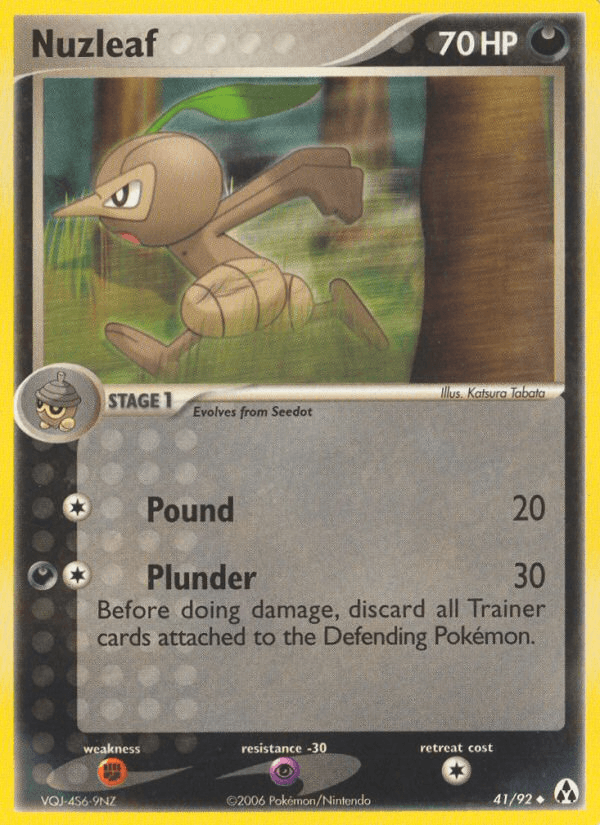 Nuzleaf Legend Maker card