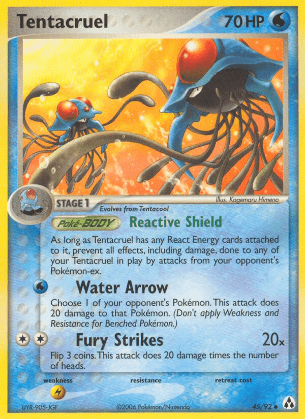 Tentacruel Legend Maker card