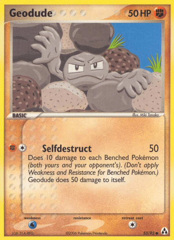 Geodude Legend Maker card