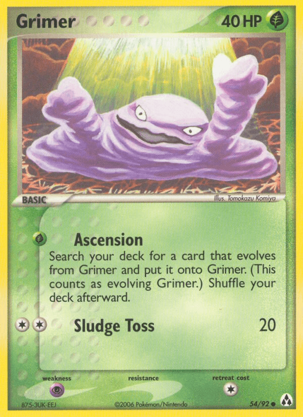 Grimer Legend Maker card