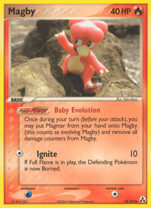 Magby Legend Maker card
