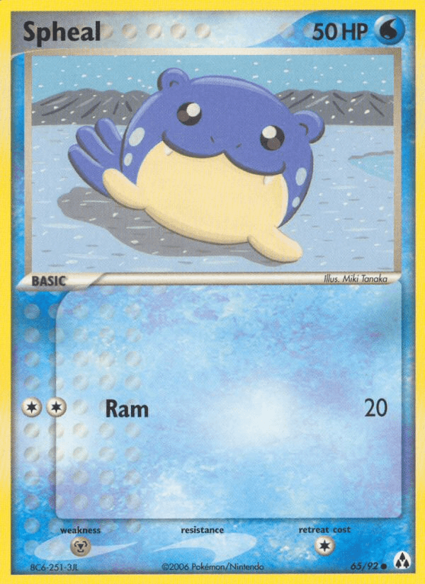 Spheal Legend Maker card