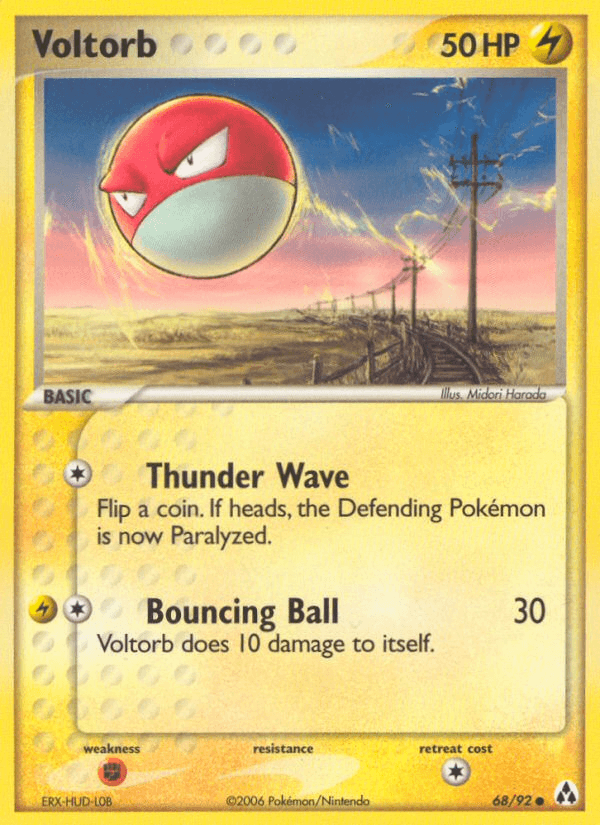 Voltorb Legend Maker card