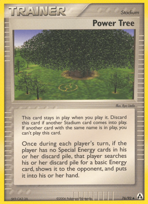 Power Tree Legend Maker card