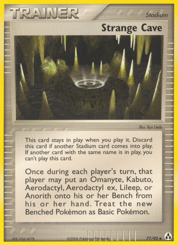 Strange Cave Legend Maker card