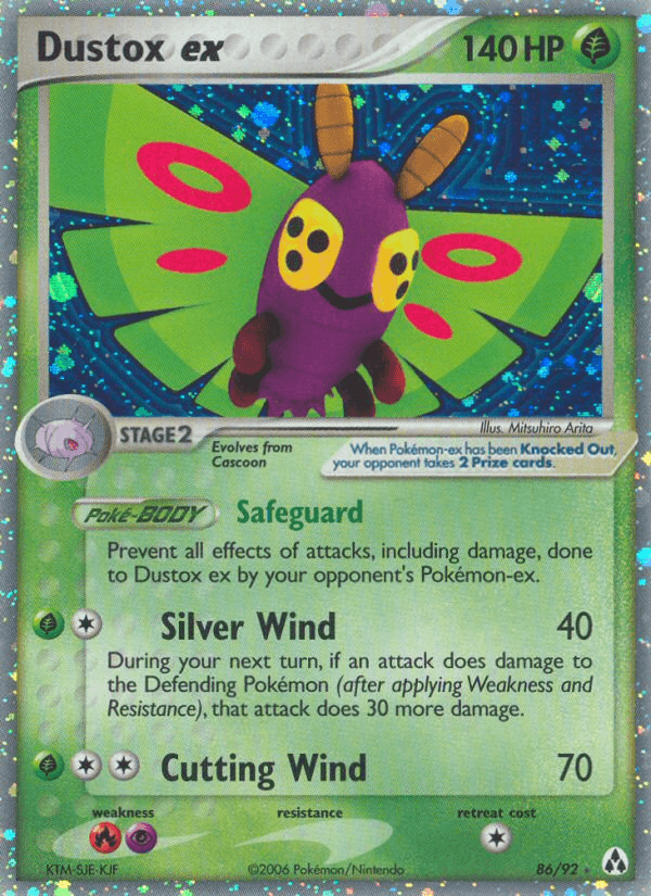 Dustox ex Legend Maker card