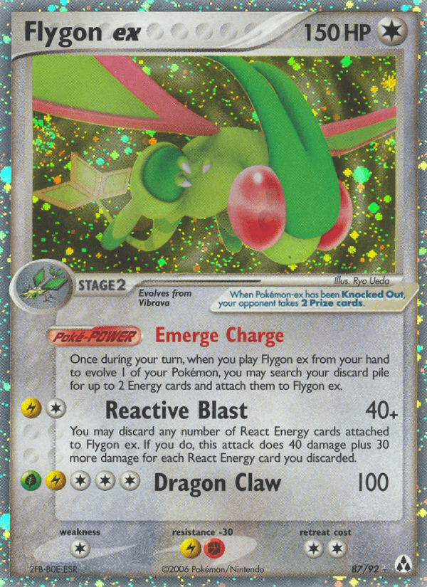 Flygon ex Legend Maker card