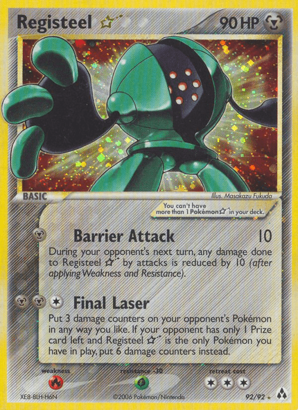 Registeel ★ Legend Maker card