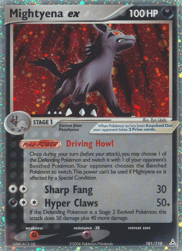 Mightyena ex Holon Phantoms card