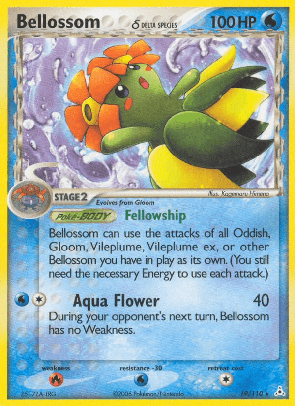 Bellossom δ Holon Phantoms card
