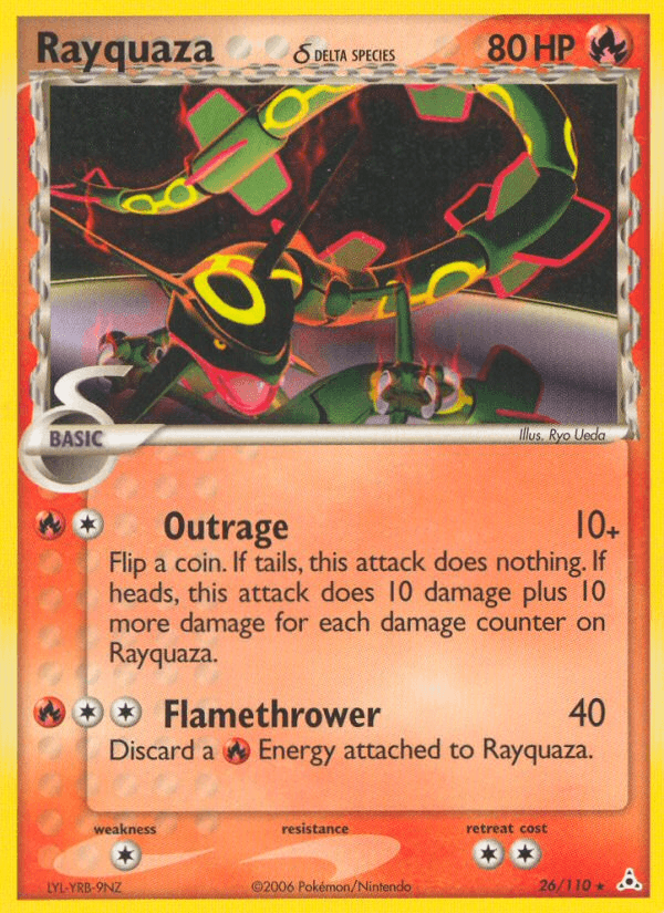 Rayquaza δ Holon Phantoms card