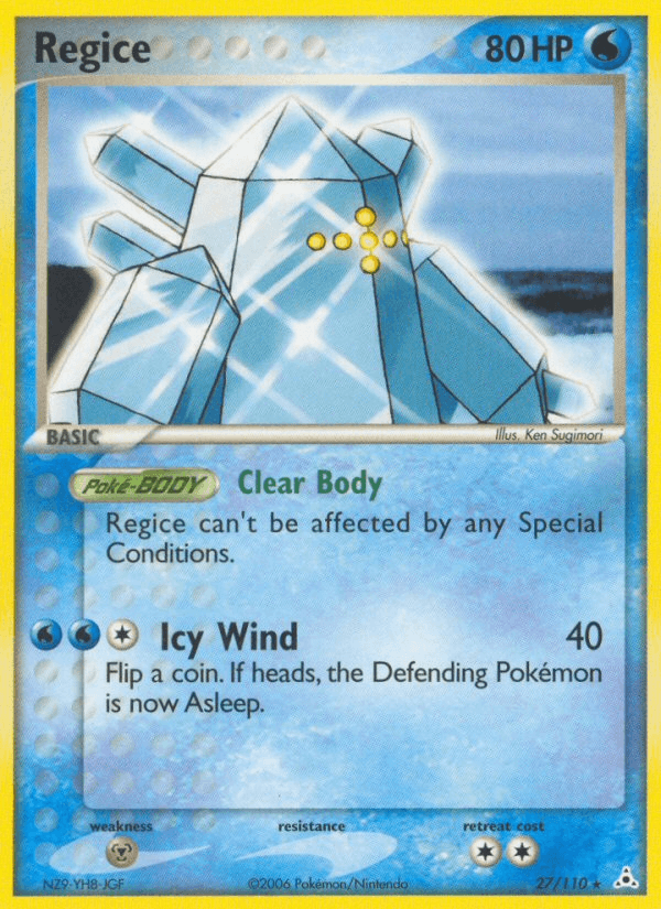 Regice Holon Phantoms card